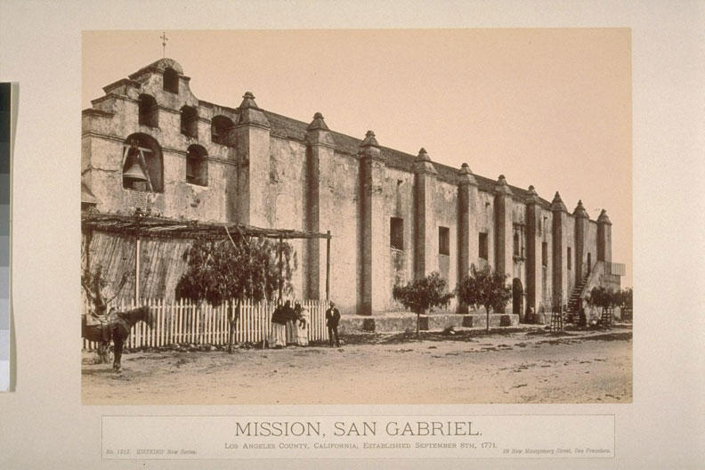 Mission church photography by Carleton Watkins (1877) 