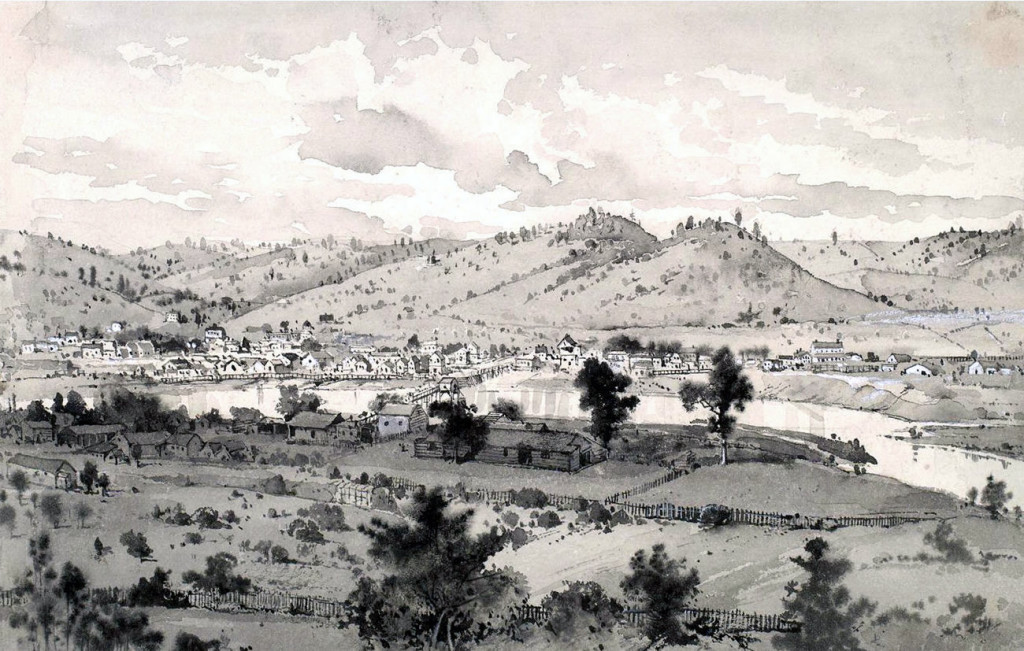 Coloma, California in the 1850s
