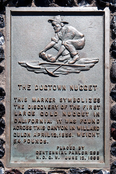 Dogtown Nugget plaque