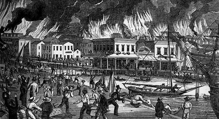 San Francisco fires (1849 - 1851)