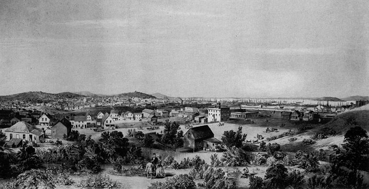San Francisco in 1854