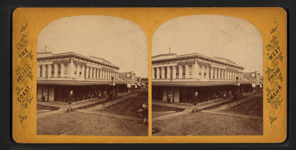 Stockton Main Street (around 1870).