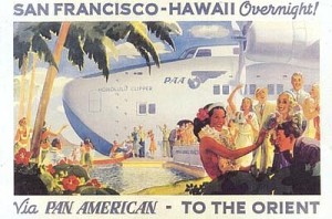 Pan American World Airways 'Clipper' postcard.