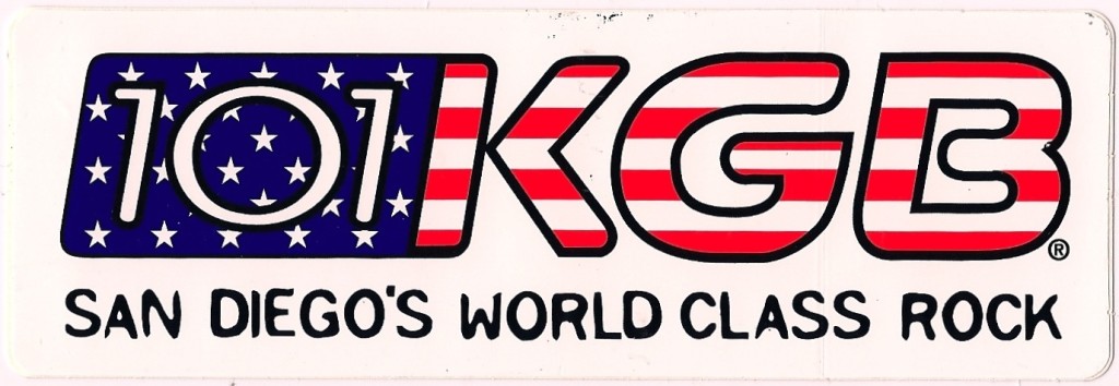 101 KGB-AM radio logo.