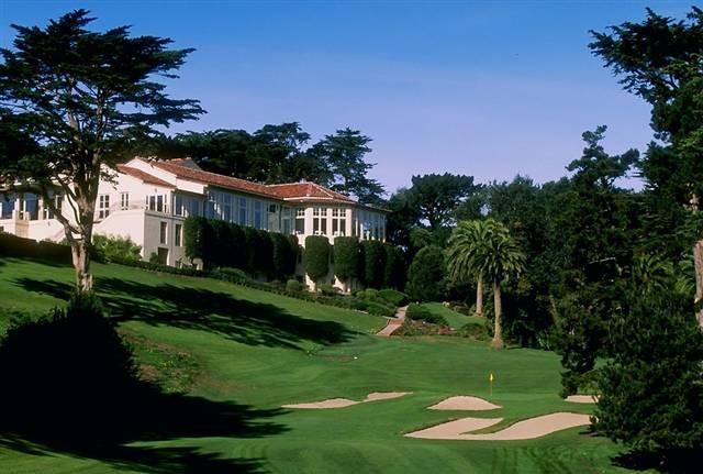 The Olympic Club from the 18th fairway.