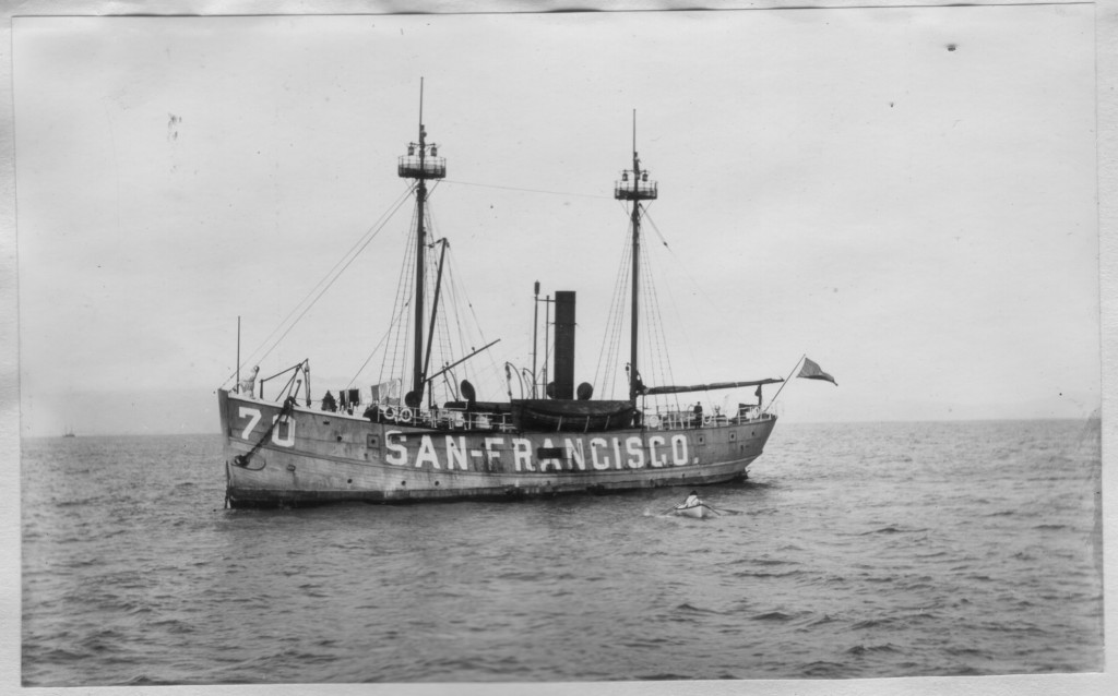 San Francisco lightship (circa 1896).