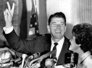 Governor Ronald Regan (1966).