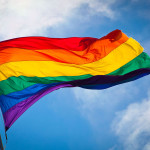 Pride Rainbow Flag.