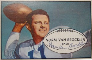 Norm Van Brocklin.