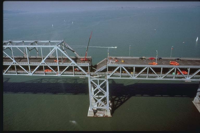 San Francisco - Oakland Bay Bridge collapse (1989).