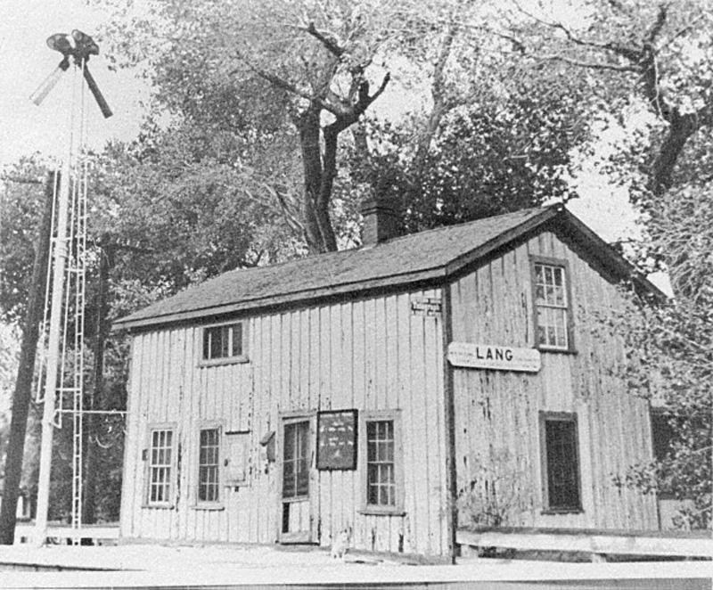 Southern Pacific Railroad Lang Station, Soledad Canyon.