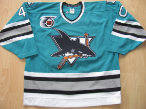 San Jose Sharks jersey (1991-92).
