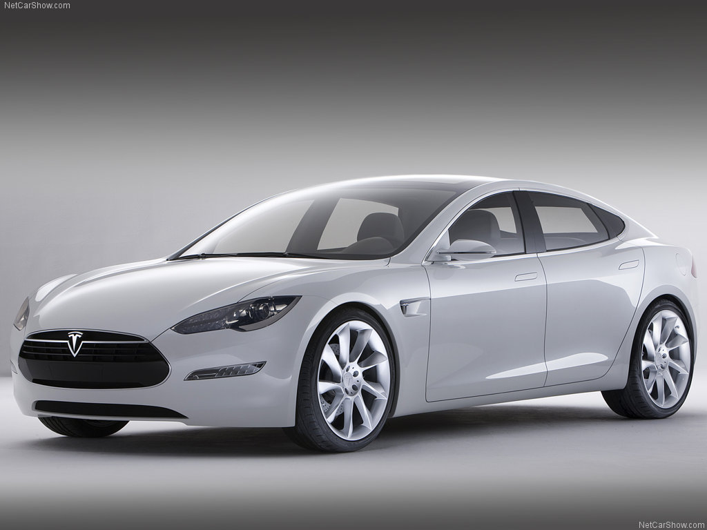 Tesla Model S Concept (2009).