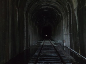 Island Mountain railroad tunnel.