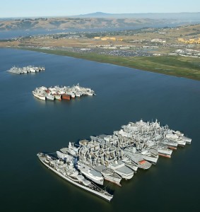 Suisun Bay "ghost fleet".