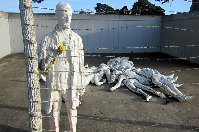 Holocaust Memorial by George Segal, Lincoln Park.