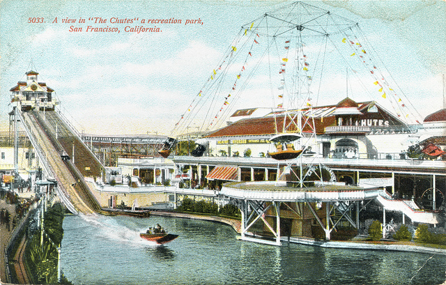 The Chutes postcard, San Francisco.