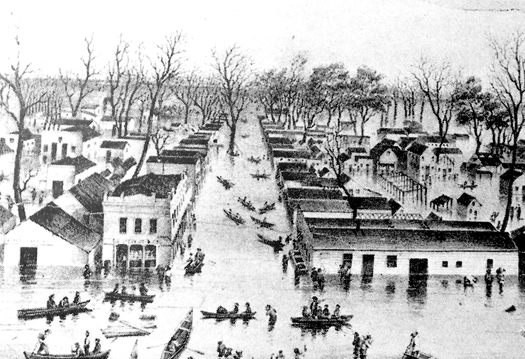 Sacramento River flood (1849-50).