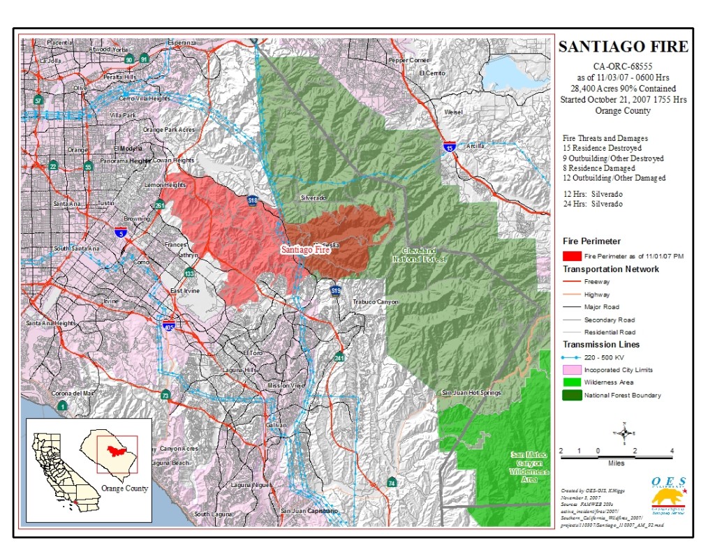 Santiago Fire (2007).