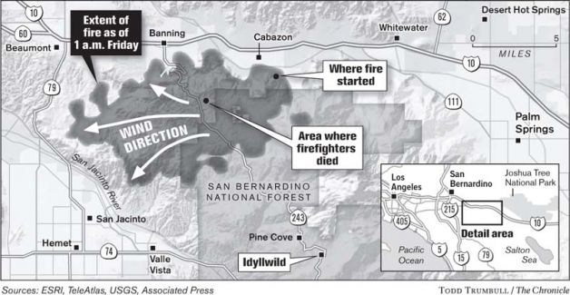 Esperanza Fire (2006).