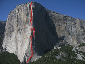 El Capitan, nose route.