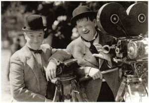 Laurel and Hardy.