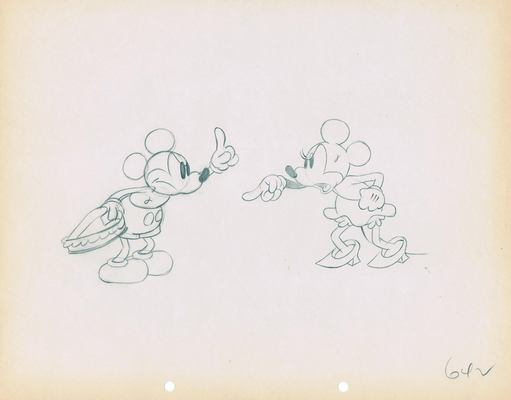 Disney animation art (1933).