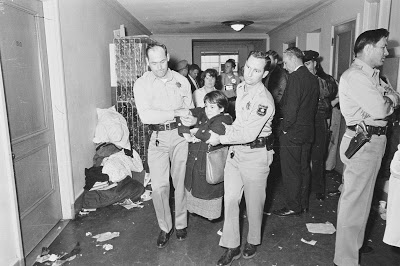 U.C. Berkeley students arrested (1964).