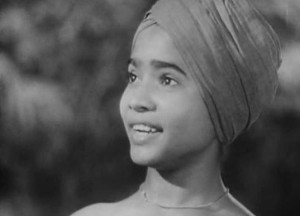 Sabu Dastagir in "Elephant Boy" (1939).