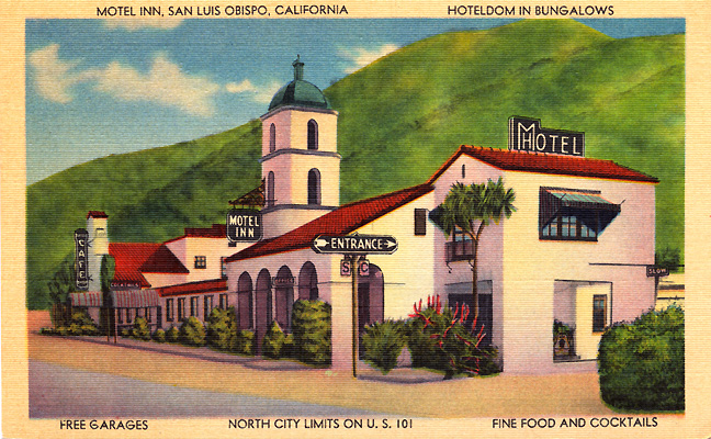 Motel Inn postcard.