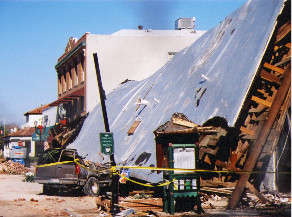Paso Robles, San Simeon earthquake damage (2003).