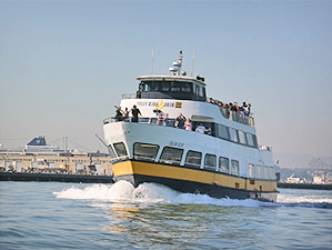 Blue and Gold Fleet ferry.