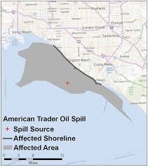 American Trader oil spill (1990).