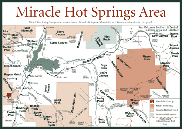 Miracle Hot Springs area.