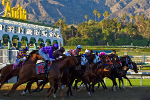 Santa Anita Track.