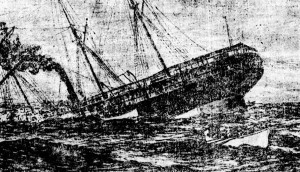 City of Rio de Janeiro sinking (1901).