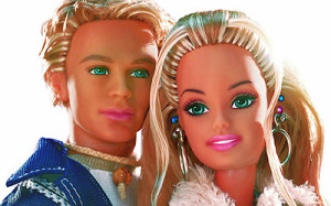 Blaine and Barbie.
