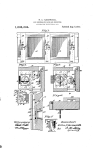 Willis Farnsworth, of Petaluma, coin-operated locker patent (1912).