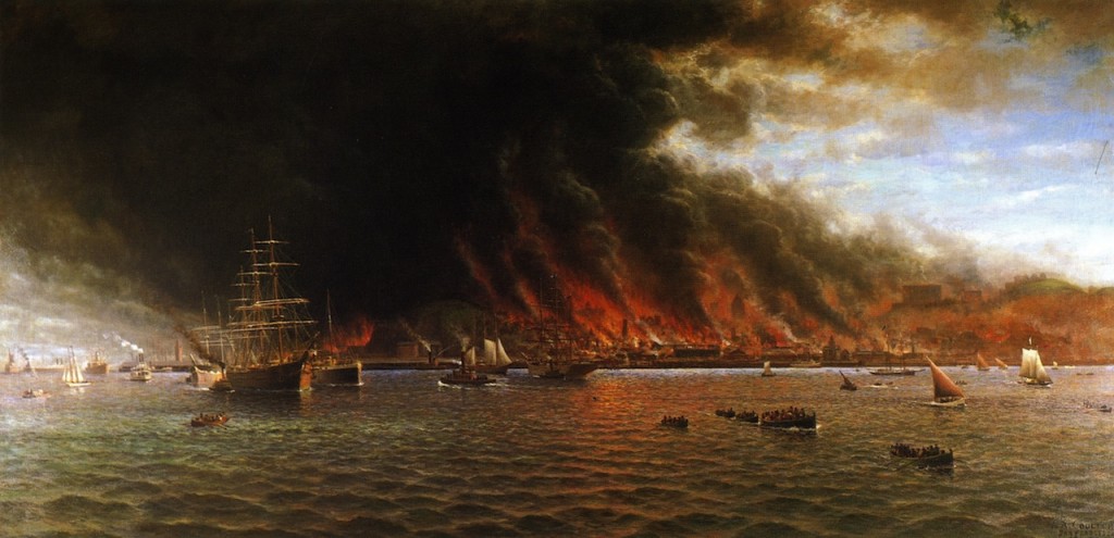 William Coulter's "San Francisco Fire" (1906).