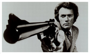 Clint Eastwood in "Dirty Harry" (1971).