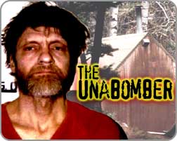 Theodore Kaczynski, known as the "Unabomber."