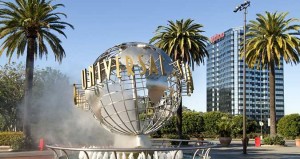 Universal Studios entrance.