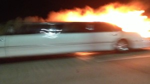 Limousine on the San Mateo Bridge (2013).