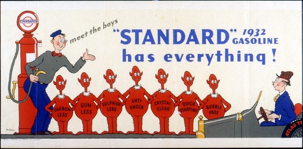 Standard Oil of California ad drawn by Theodore Geisel, better known as Dr. Seuss.