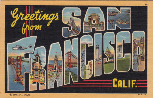 San Francisco postcard