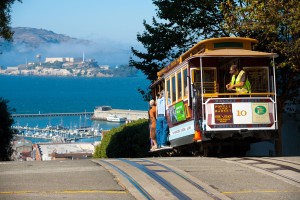 San Francisco cable car.