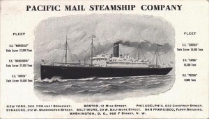 Pacific Mail Steamship Company.