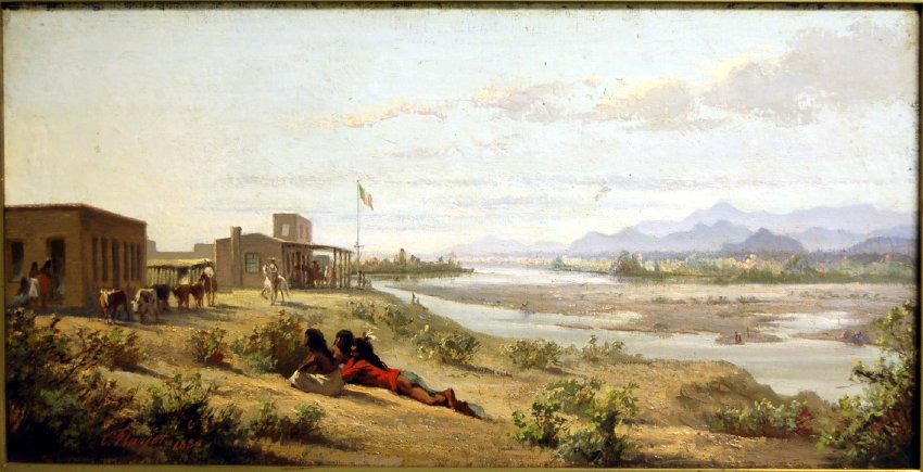 Ernest Narjot, "Headwater, Colorado River" (1880).