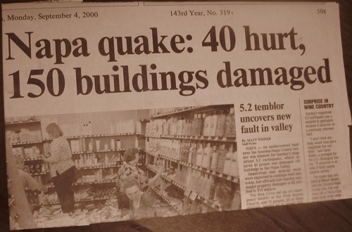 Napa earthquake (2000).
